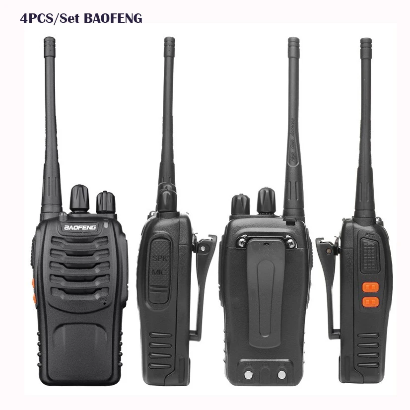 В продаже 4 шт. ptt радио UHF 400 470 МГц 16CH частоты ctcss cdcss фонарик боковая полоса (ssb)
