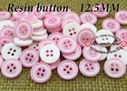 12,5 мм розовый цвет 150 шт. пуговицы из смолы пальто сапоги аксессуары для шитья одежды R-109-1
