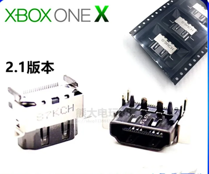 

20 шт./лот оригинальный новый разъем HDMI для совместимого порта, запасные части для Xbox One X