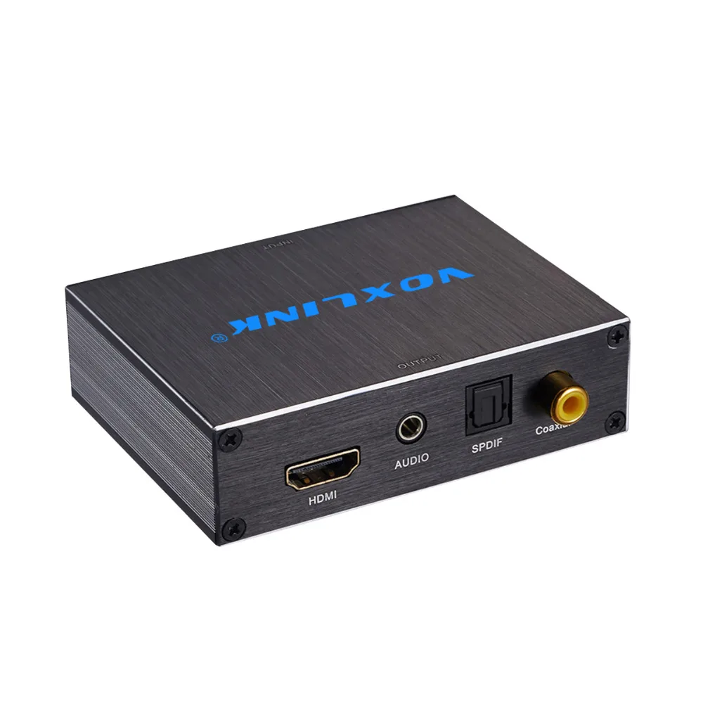 Voxlink HDMI аудио эксрактор конвертер к с оптический Toslink SPDIF + коаксиальный 3.5 мм