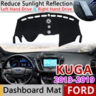 Для Ford KUGA 2013 2014 2015 2016 2017 2018 2019 Mk2 побег Противоскользящий коврик, коврик на приборную панель Зонт коврик для приборной панели автомобиля аксессуары