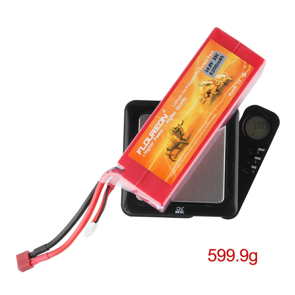 Floureon 14 8 v 5200 maH 35c с t-образной вилкой/XT60 разъем для Вертолет Лодка quodcopter