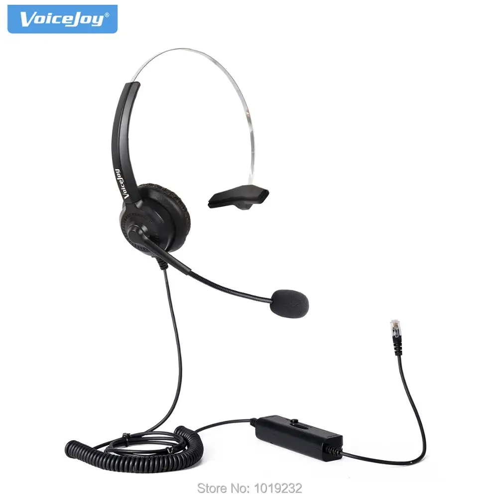 VoiceJoy нервущаяся офисная гарнитура RJ9 телефонная для колл центра всех офисных