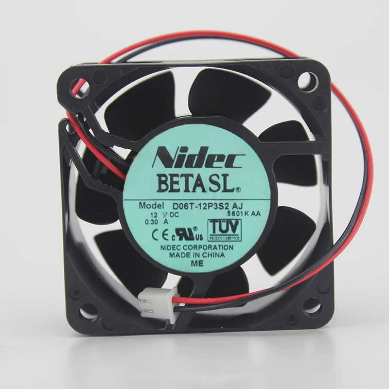 D06T-12P3S2 AJ 6025 0.3A трехпроводный шариковый вентилятор охлаждения