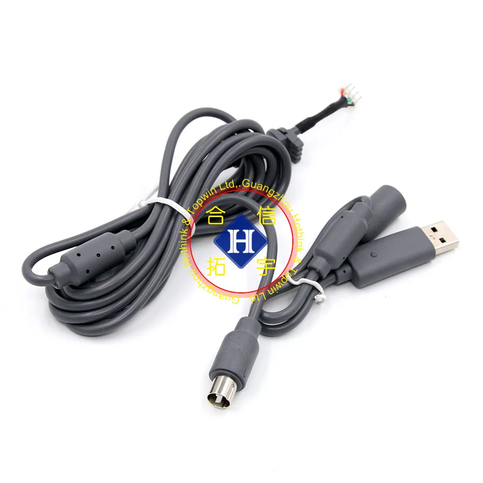 HOTHINK черный/серый 1 8 м USB игровой кабель для XBOX 360 / тонкий проводной ремонта
