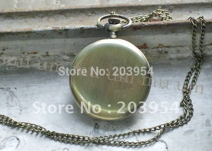 Бесплатная доставка 1 шт./лот оптовая продажа 2015 бронза префект кварц карманные