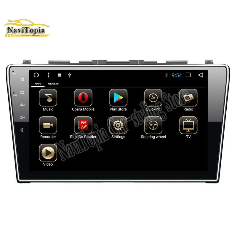NAVITOPIA 8 ядер 2G ram 32G rom Восьмиядерный Android 1 Автомобильная dvd навигационная система