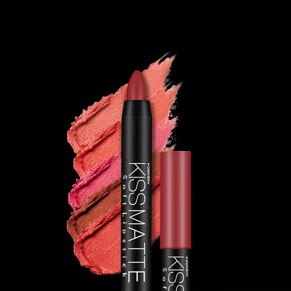 DSstyles вращающаяся матовая губная помада лайнер натуральные губы макияж