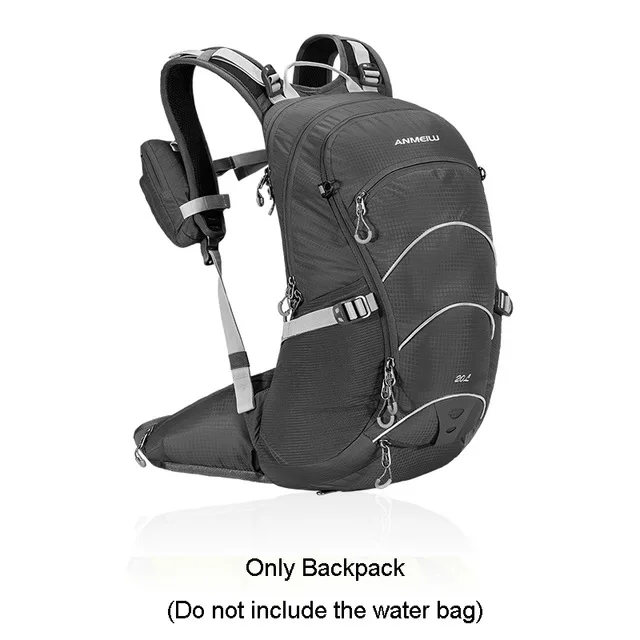 Gray ANMEILU 20L альпинистская сумка Moutain походный велосипедный рюкзак, рюкзак с дождевой крышкой, водостойкий велосипедный рюкзак без сумки для воды - Цвет: Gray