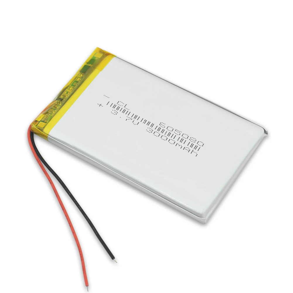1/2/4 шт 3 7 V 3000mAh литий полимерный аккумулятор Батарея 605080 для DVD планшет gps Bluetooth