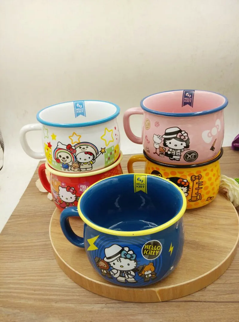 Милая керамика чаша чашка hello kitty мультфильм весело кофейная офис семья высокой
