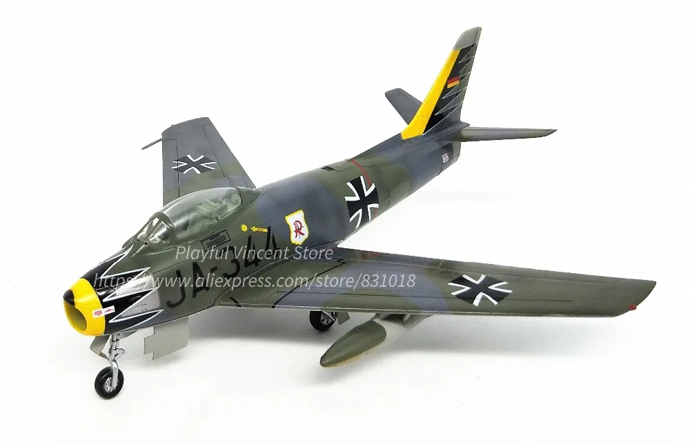 

1:72 German F-86F saber fighter Model Trumpeter 37103 Collection model