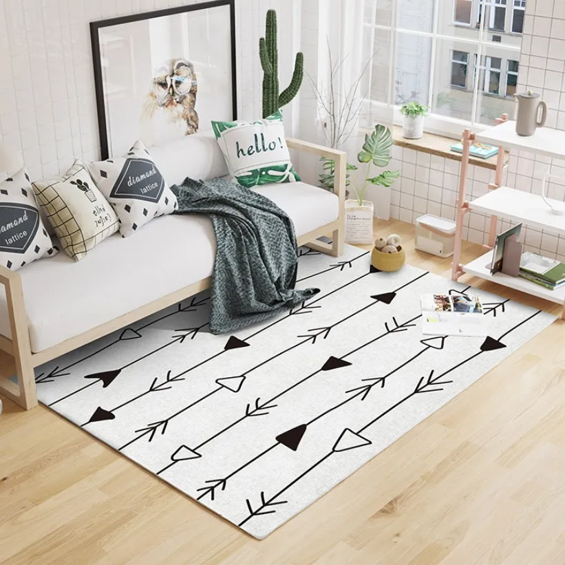 Марокканские скандинавские ковры геометрической формы для гостиной коврики большие индийские противоскользящие ковры для спальни детская комната ковер, скандинавские коврики