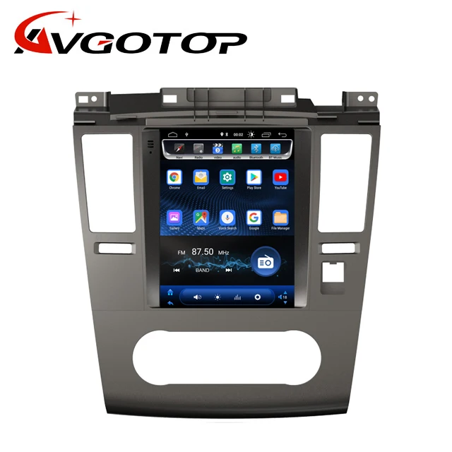AVGOTOP Android 8,1 Tesla вертикальный экран автомобиля радио gps Мультимедиа для Nissan TIIDA 2008-2011 dvd-плеер автомобиля