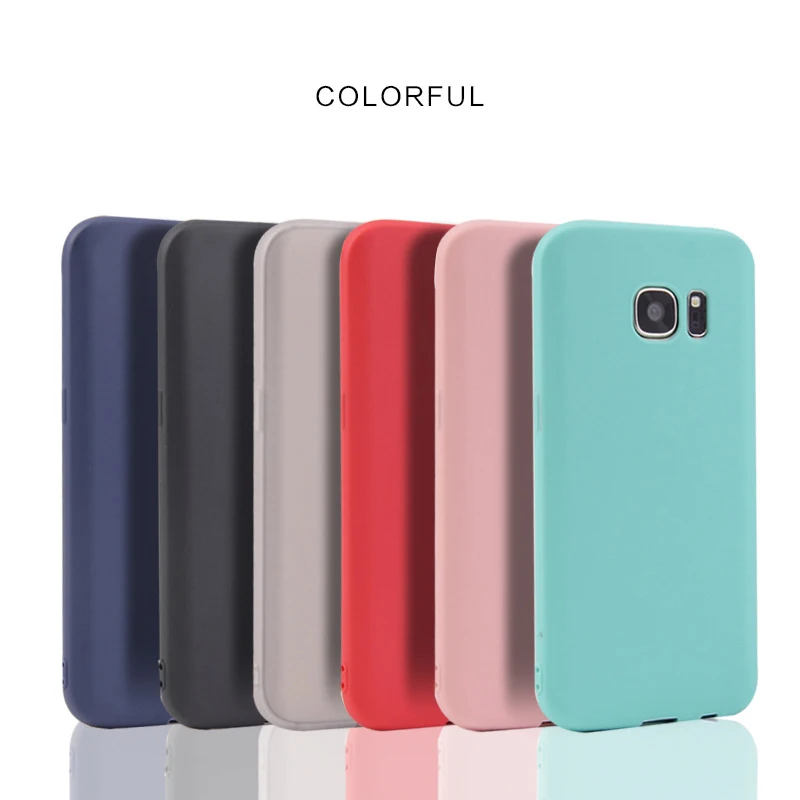 Full Candy Case For Samsung Galaxy S3 S4 S5 S6 S7 Edge S8 S9 Plus J2 J4 J6 A6 A8 2018 J3 J5 J7 2017 Neo Core Metal Matte Cover |