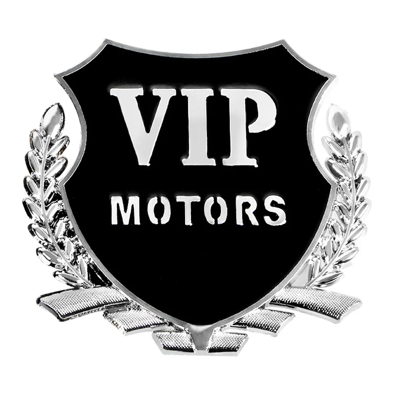 Автомобильные аксессуары VIP Motors Автомобильная наклейка с эмблемой для Ford Focus Fiesta Kuga Citroen C5 Skoda Octavia Rapid превосходные аксессуары - Название цвета: Silver