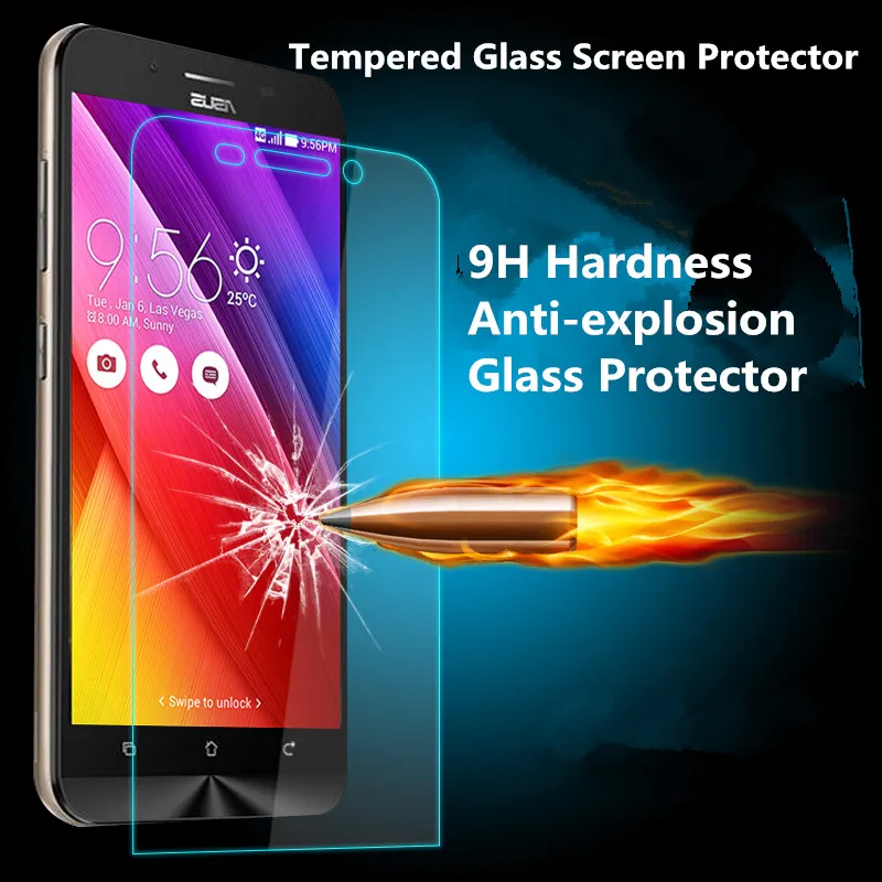 Для ASUS ZenFone Go ZB552KL 9 H Жесткий Противоударный Против взрывов Безопасности
