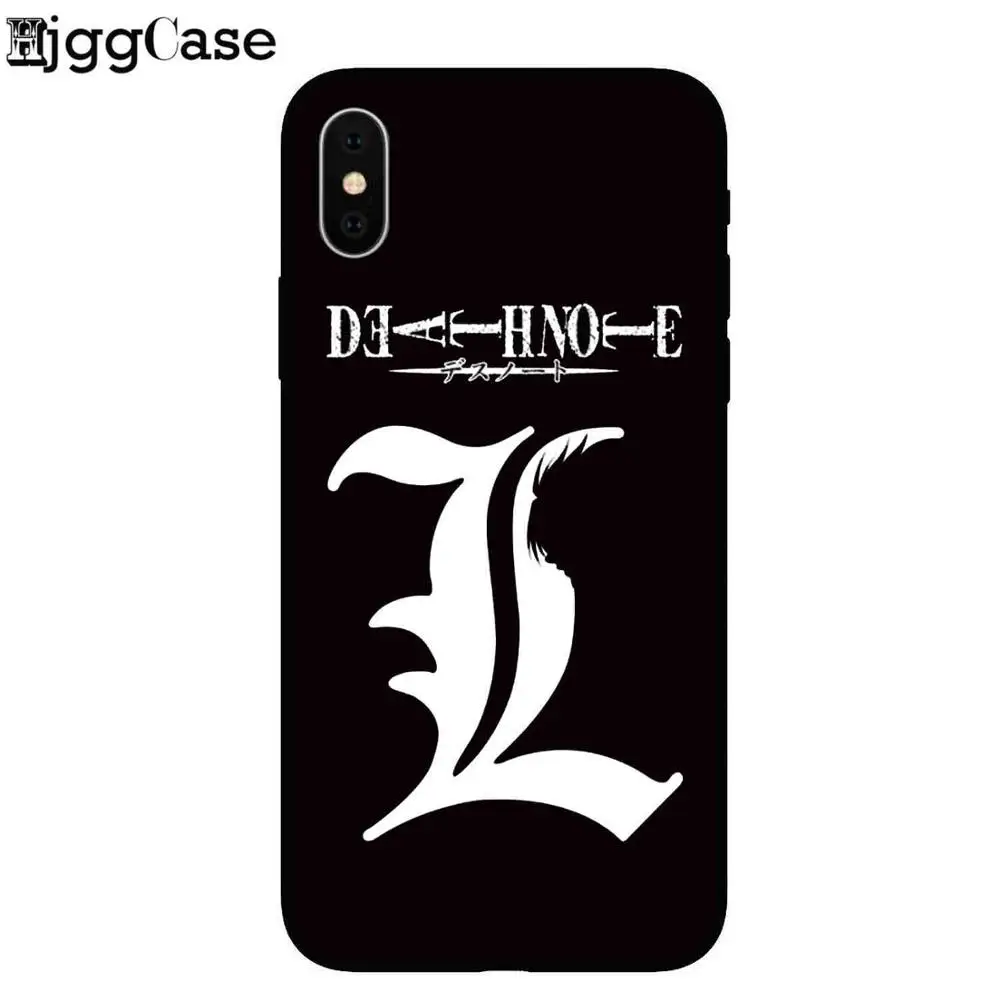 Death Note, мягкий черный силиконовый чехол из ТПУ для телефона Ryuk kira, чехол для телефона Apple iPhone 8, 7, 6, 6S Plus, X, 5, 5S, SE, чехол, Fundas Capa - Цвет: TPU A3257