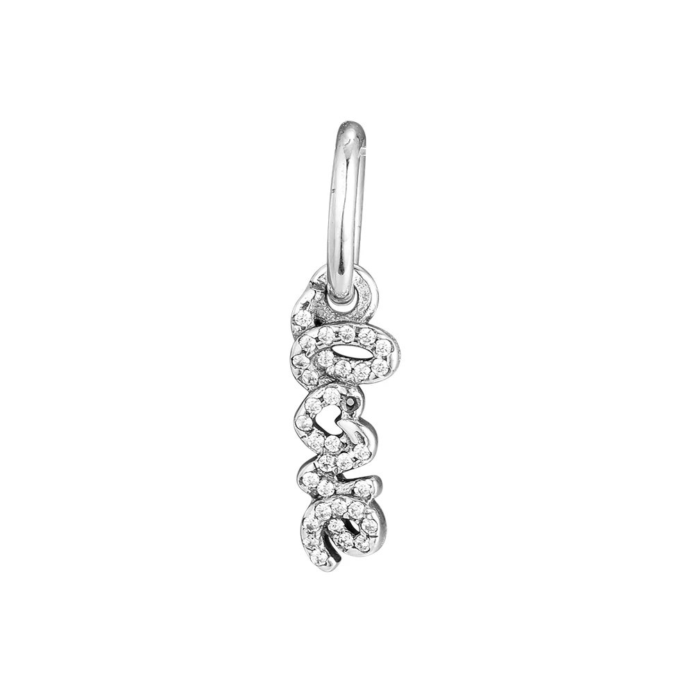 Подходит для браслетов Pandora 100% серебряные бусины 925 пробы бесплатная