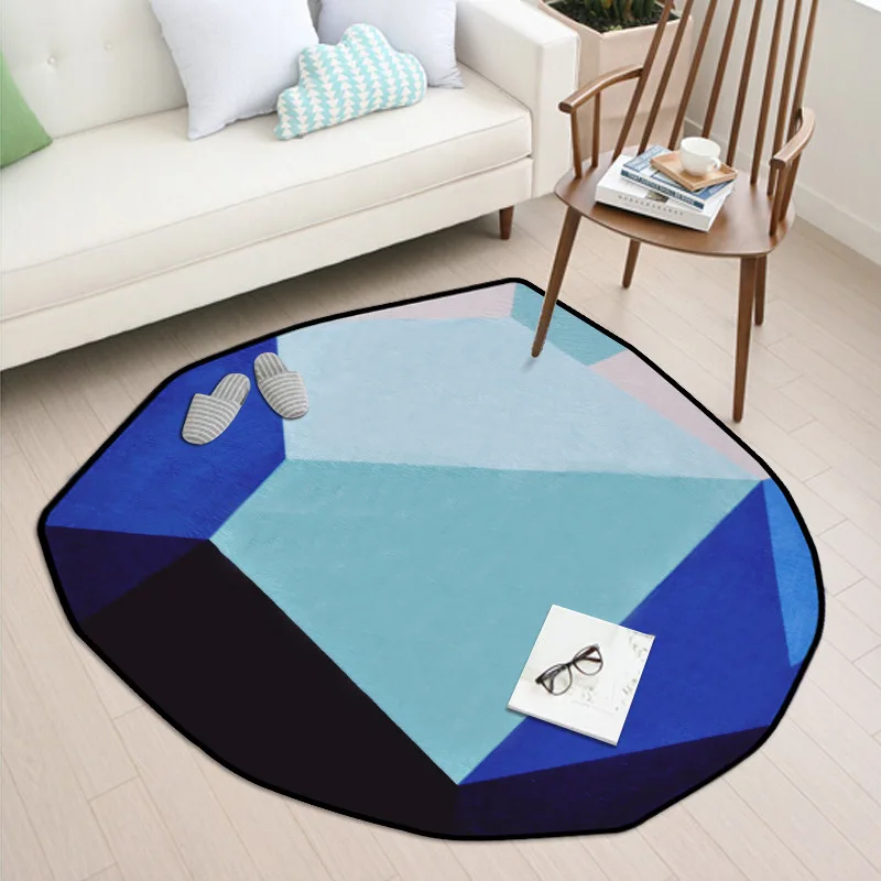 Shaped diamond rug modern short fluff carpet home bedroom bedside entrance elevator floor mat sofa coffee table anti slip | Дом и сад