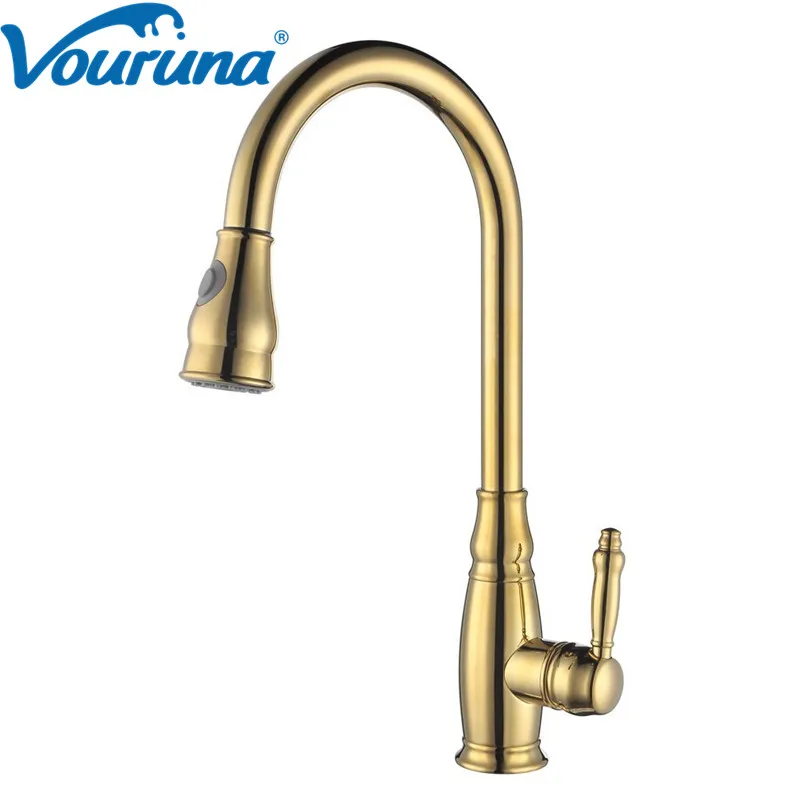 Медный фильтр для экономии воды VOURUNA поворотный на кран и смеситель кухонной
