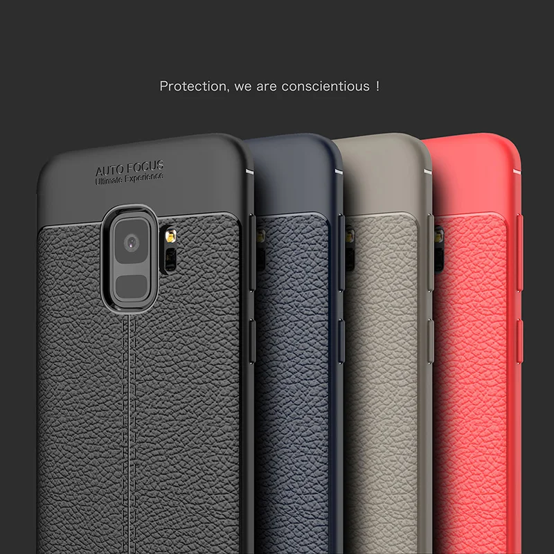

Brand Original Shockproof Case For Samsung S9 S8 Plus Cover Leather Carbon Case For Samsung Galaxy S10plus S10e Note 8 9 Coque