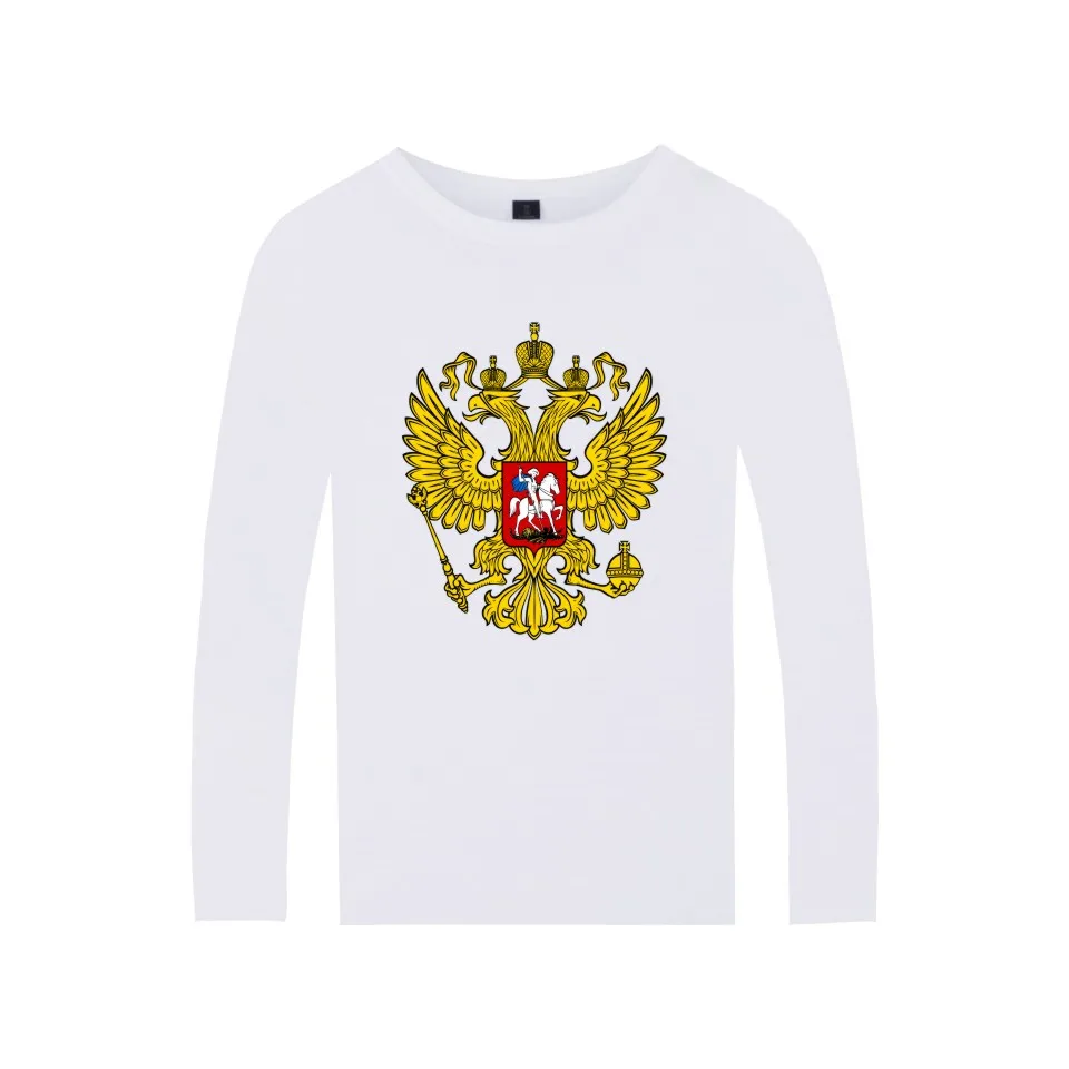 Россия-наша сила Футболка мужская женская брендовая одежда двуглавый орел