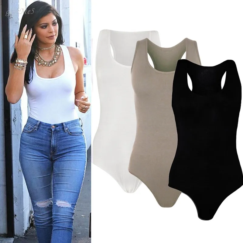 Модные женские туфли пикантные боди со спиной-борцовкой Боди без рукавов Летние