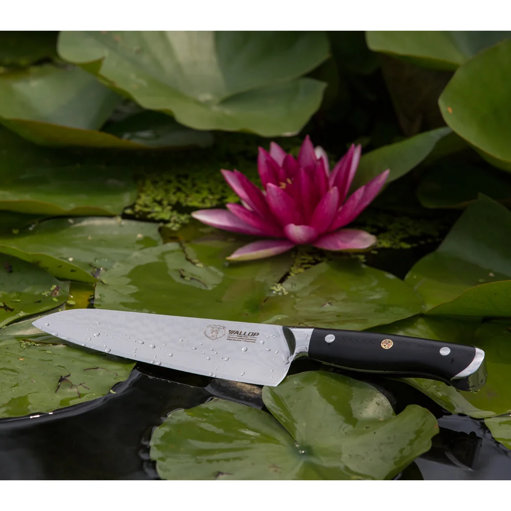 Wallop нож сантоку в японском стиле кухонный шеф повара из дамасской стали HC