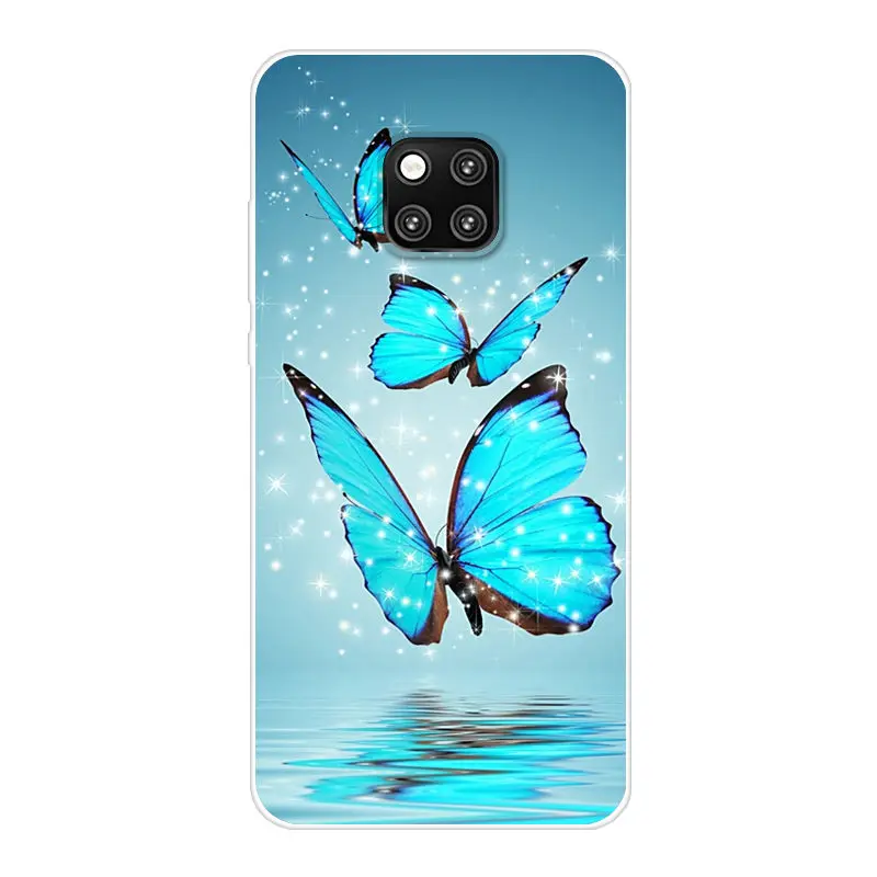 Силиконовый чехол ТПУ для Huawei Mate 20 Pro мягкий телефона LYA-L29 Mate20 20Pro Mate20Pro задней