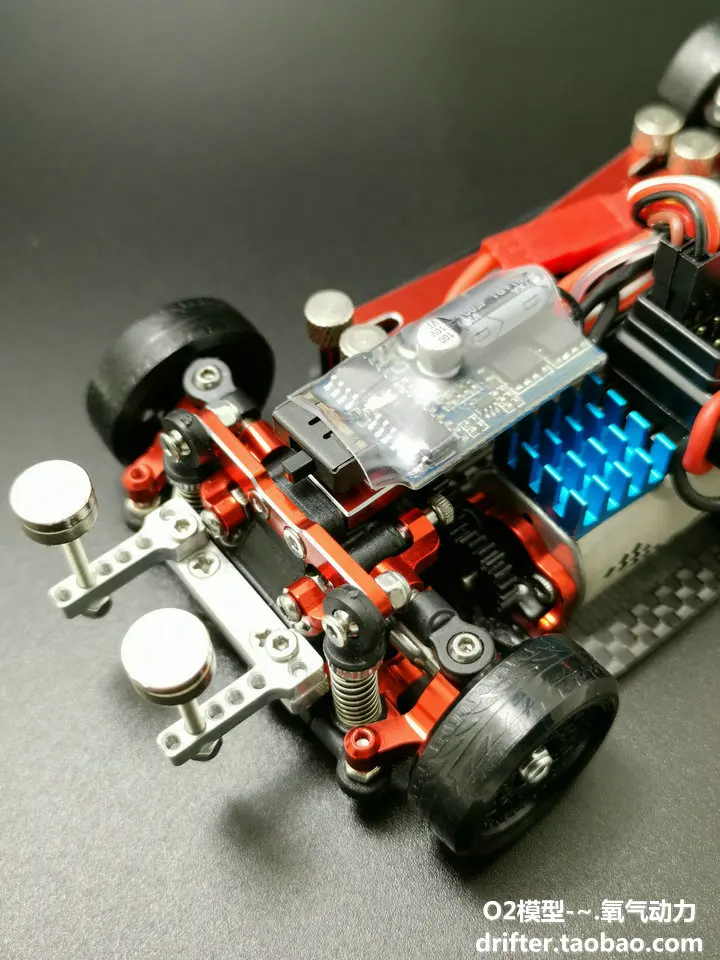 MINI-D, металлическая обновленная рама 1/28, дрифт, скорость гонки 1/24, четыре колеса, задний мини-пульт дистанционного управления, модель автомобиля