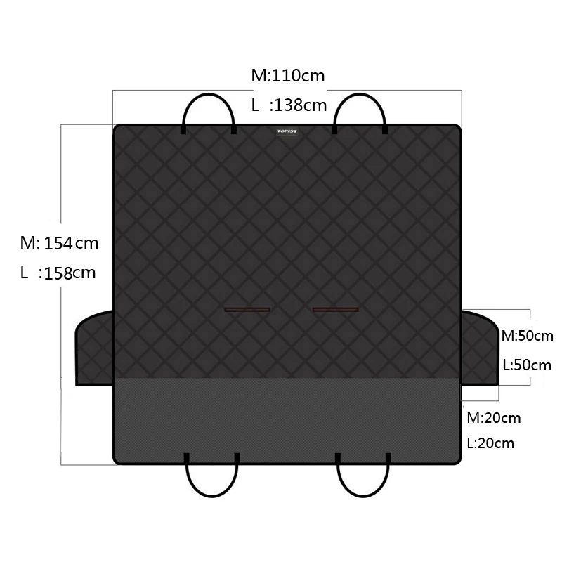 Luxury Dog Car Cover for dog Dual-use Hammock Mat Back Cargo of SUV Pet Transport carrier products | Дом и сад