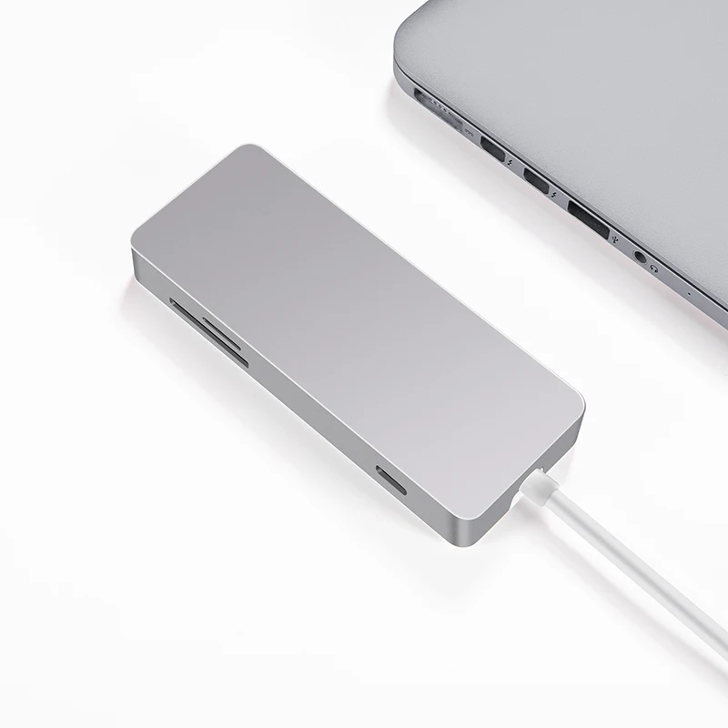 Thunderbolt3 док-станция USB C концентратор USB3.1 type c к hdmi ethernet адаптер tf sd кардридер кабель