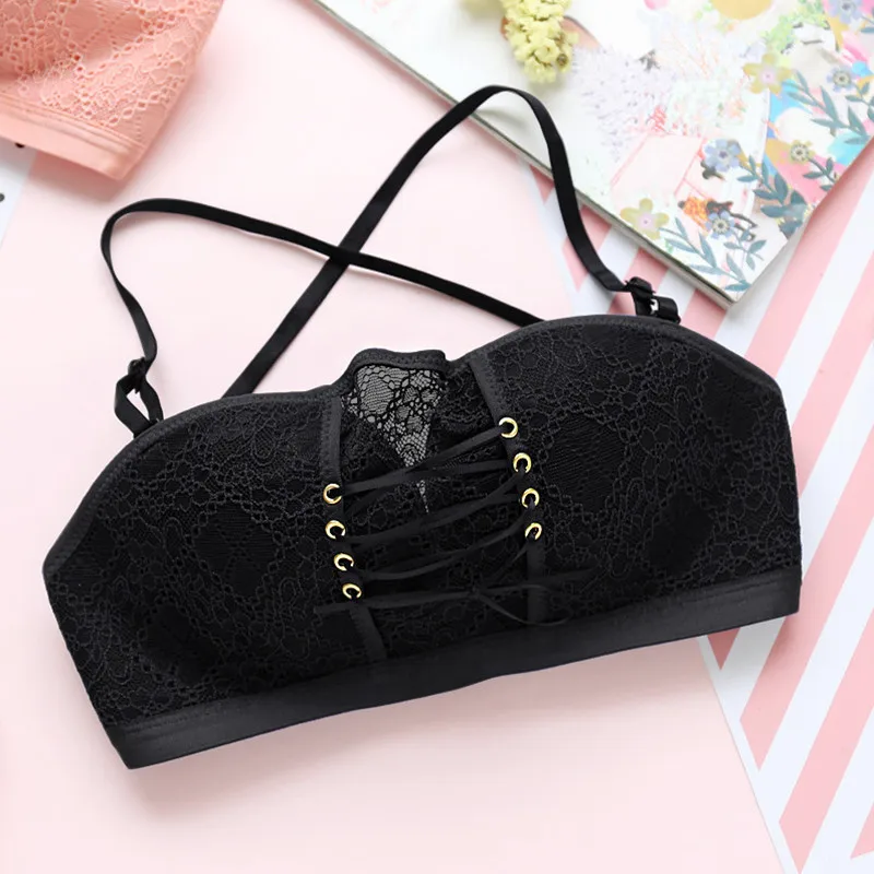 Varsbaby сексуальное бесшовное нижнее белье без косточек, женские цветочные Бюстгальтеры без бретелек с боковой застежкой