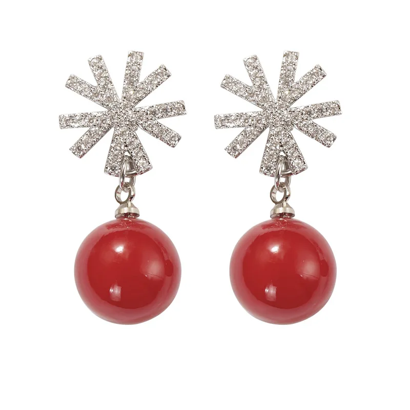 925 Стерлинговое Серебро иглы универсальный Модный Циркон микро-набор серьги