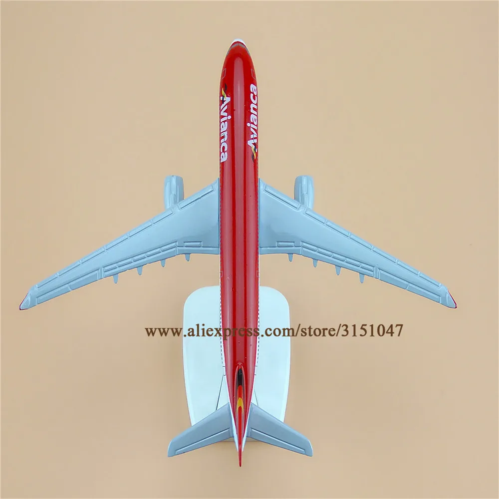 16 см воздушный Колумбии Avianca Аэробус 330 A330 модель самолета металлического сплава
