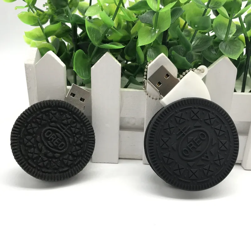 usb флеш-накопитель 128 ГБ памяти usb 2,0 флеш-накопитель 16 ГБ 4 ГБ 8 ГБ Флешка 32 Гб 64 Гб памяти usb Oreo печенье лучший подарок