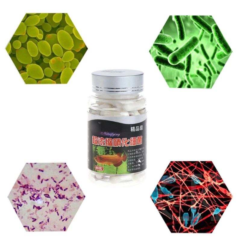 1 Bottle Nitrifying Bacteria for Fresh Water And Marine Fish Tank Aquarium Capsule | Дом и сад