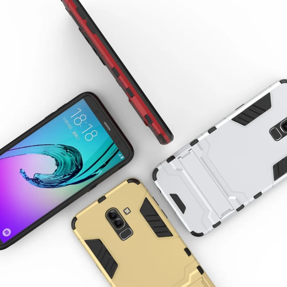 Полностью противоударный защитный чехол для Samsung Galaxy Note 9 8 A6 A8 Plus + A9 Star C9 Pro J7 DUO J4 J6