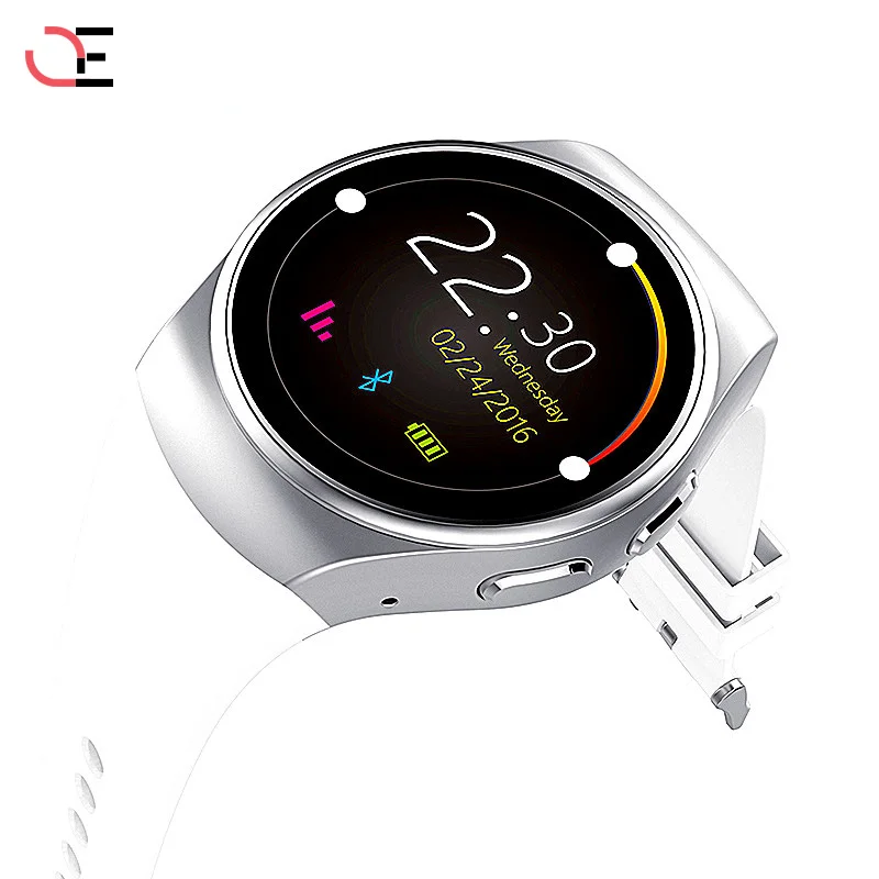 Fashion Heart Rate Monitor Smart Watch SIM TF Smartwatch Android 2.5D OGS Touch Screen Wristwatch Bluetooth Facebook | Наручные часы