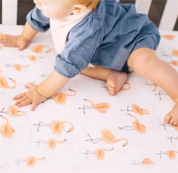 Muslin Wrap Newborn Infant Swaddle Baby Blanket 100% Cotton Bl Perfect Shower Registry Gift 120*120cm | Мать и ребенок
