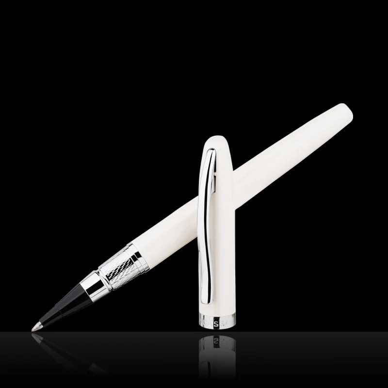 Hgih Quality Stationery Picasso Pimio 83 Pure Black and Silver Clip Roller Ball Pen Luxury Gift Ballpoint Pens Free Shipping | Канцтовары