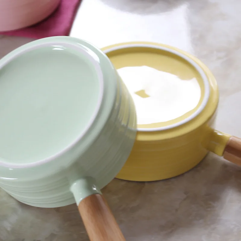 1 шт. креативная фруктовая Салатница с бамбуковой ручкой Западная десертная