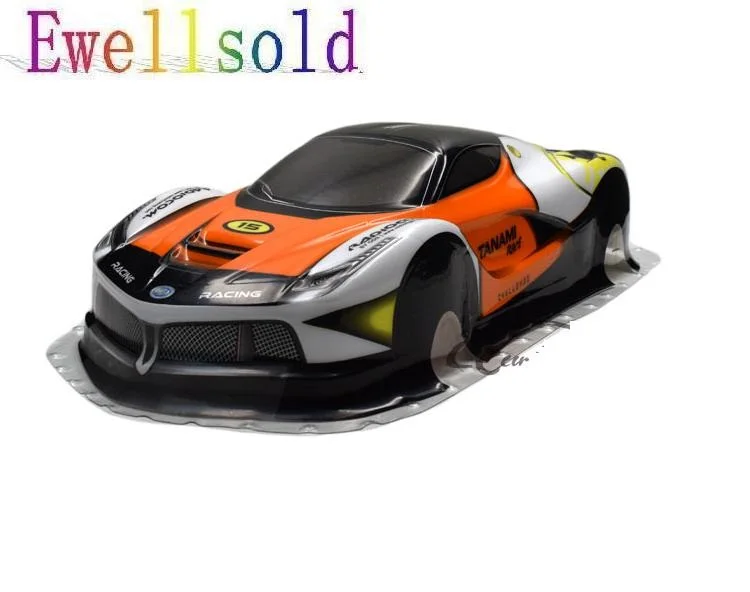 Ewellselling 1/10 ПВХ Окрашенный корпус кузова для RC гоночный Дрифт автомобиль (размер