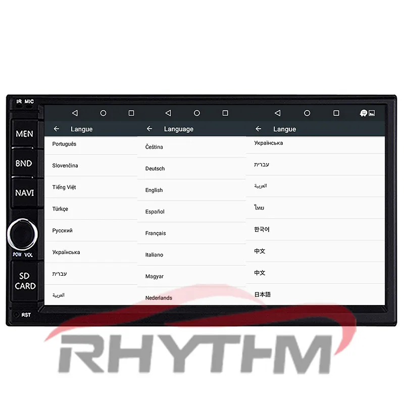2din Android 9,0 2G+ 16G автомобильный стерео DVD Радио gps+ Wifi+ Bluetooth+ четырехъядерный+ "+ 1024*600 экран+ зеркальная связь+ FM+ AM+ RDS+ SWC Универсальный