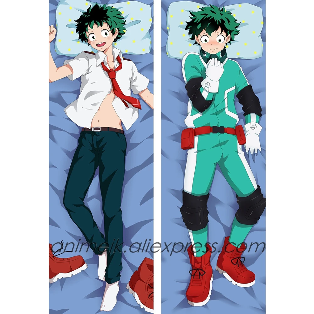 Аниме JK My Hero Academy Midoriya Izuku Todoroki Shoto мужской дакимакура наволочка для тела чехол для подушки One For All Hug Чехол