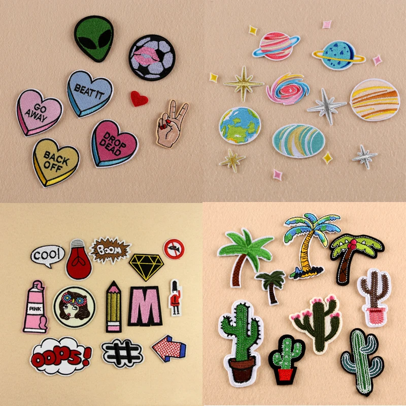 1 шт. аппликация Переводные аксессуары для рукоделия новые нашивки вышивка