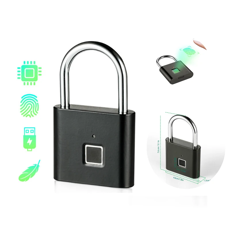 Дорожный замок Candado с отпечатком пальца Умный Замок Masterlock Cerradura Inteligente умный