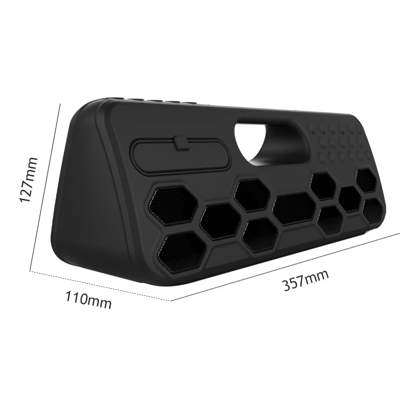 Fansaco Bluetooth Динамик Беспроводной Портативная колонка 10 Вт * 4 драйвера стерео