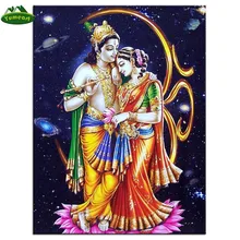 3D Алмазная вышивка сделай сам алмазная живопись Radha Krishna